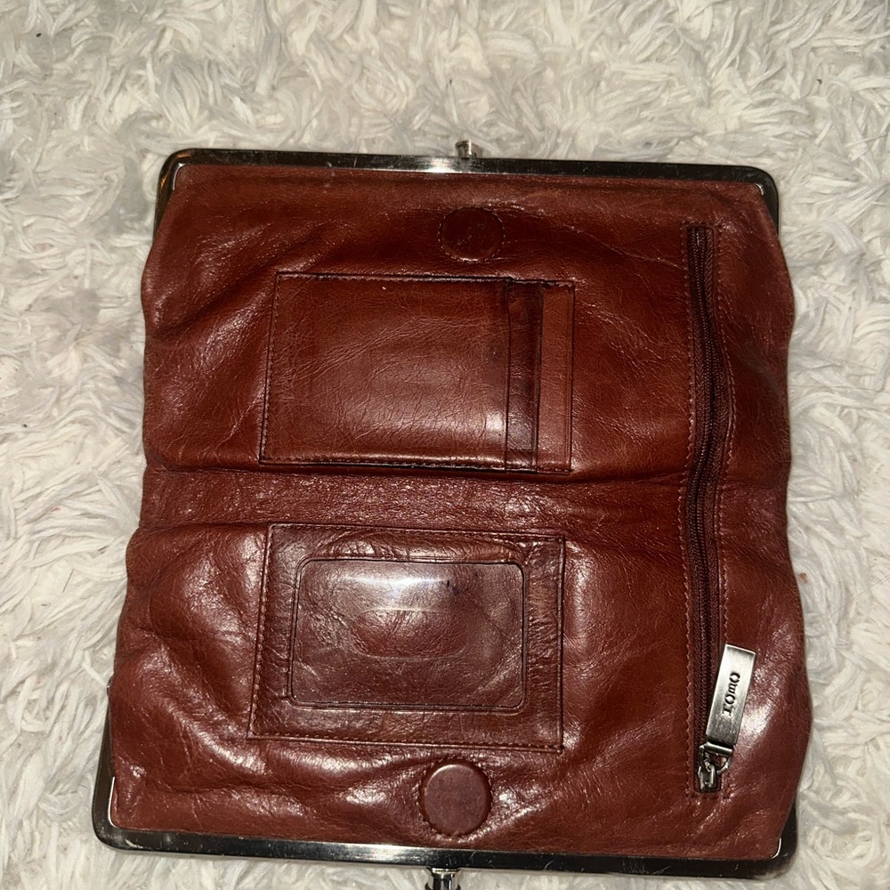 HOBO Mustard Leather Men's Wallet